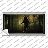 Bigfoot In The Woods Novelty Sticker Decal Small