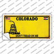 Colorado Dont Tread On Me Novelty Sticker Decal Small