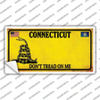 Connecticut Dont Tread On Me Novelty Sticker Decal Small