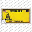 Nebraska Dont Tread On Me Novelty Sticker Decal Small