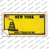 New York Dont Tread On Me Novelty Sticker Decal Small