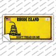 Rhode Island Dont Tread On Me Novelty Sticker Decal Small