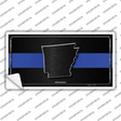 Arkansas Thin Blue Line Novelty Sticker Decal Small