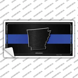 Arkansas Thin Blue Line Novelty Sticker Decal Small