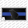 Georgia Thin Blue Line Novelty Sticker Decal Small