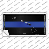 Hawaii Thin Blue Line Novelty Sticker Decal Small