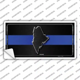 Maine Thin Blue Line Novelty Sticker Decal Small