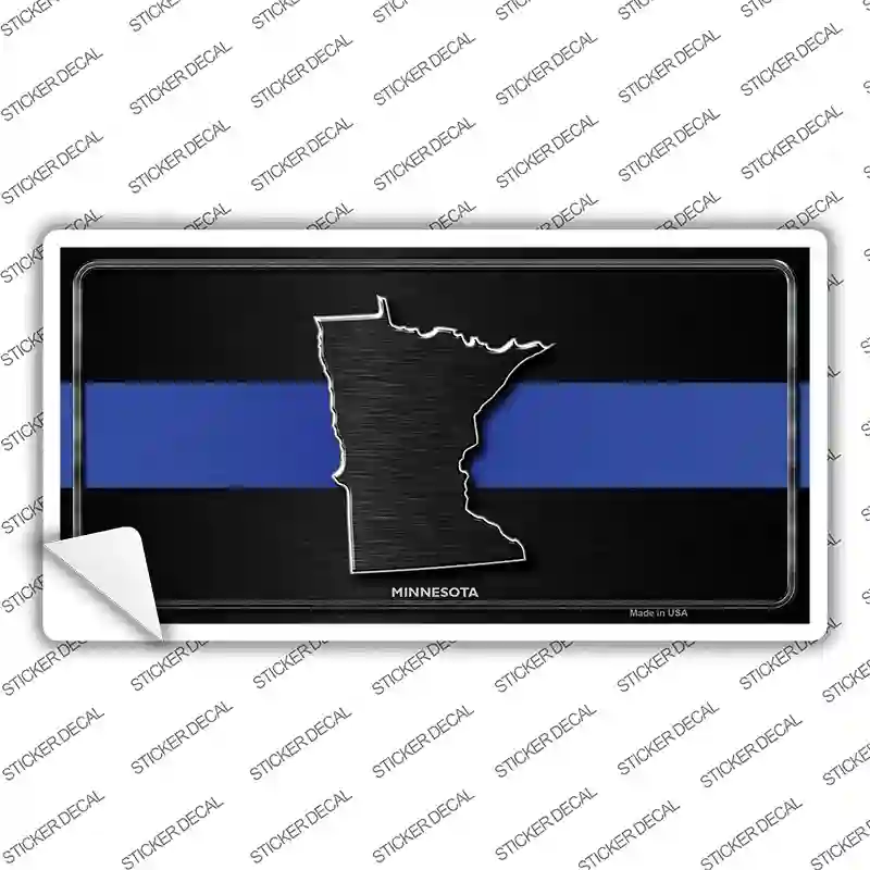 Minnesota Thin Blue Line Novelty Sticker Decal Small