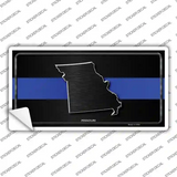 Missouri Thin Blue Line Novelty Sticker Decal Small