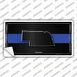 Nebraska Thin Blue Line Novelty Sticker Decal Small