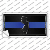 New Jersey Thin Blue Line Novelty Sticker Decal Small