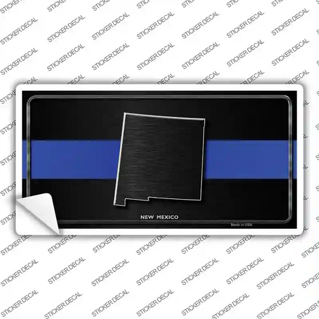 New Mexico Thin Blue Line Novelty Sticker Decal Small