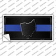 Ohio Thin Blue Line Novelty Sticker Decal Small