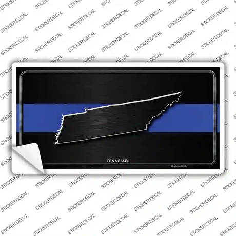 Tennessee Thin Blue Line Novelty Sticker Decal Small