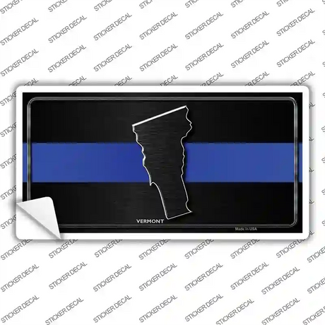 Vermont Thin Blue Line Novelty Sticker Decal Small