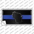 Wisconsin Thin Blue Line Novelty Sticker Decal Small