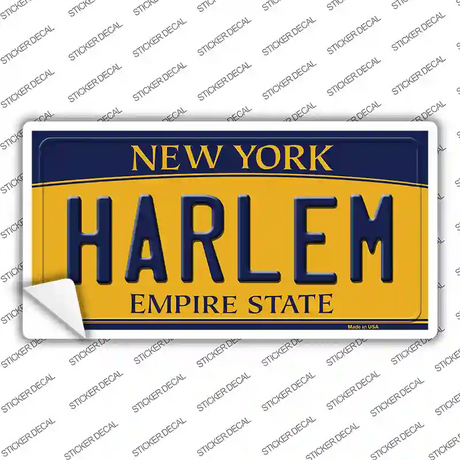 Harlem New York Novelty Sticker Decal Small