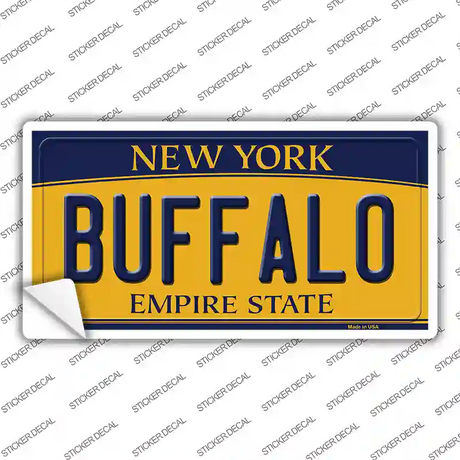 Buffalo New York Novelty Sticker Decal Small