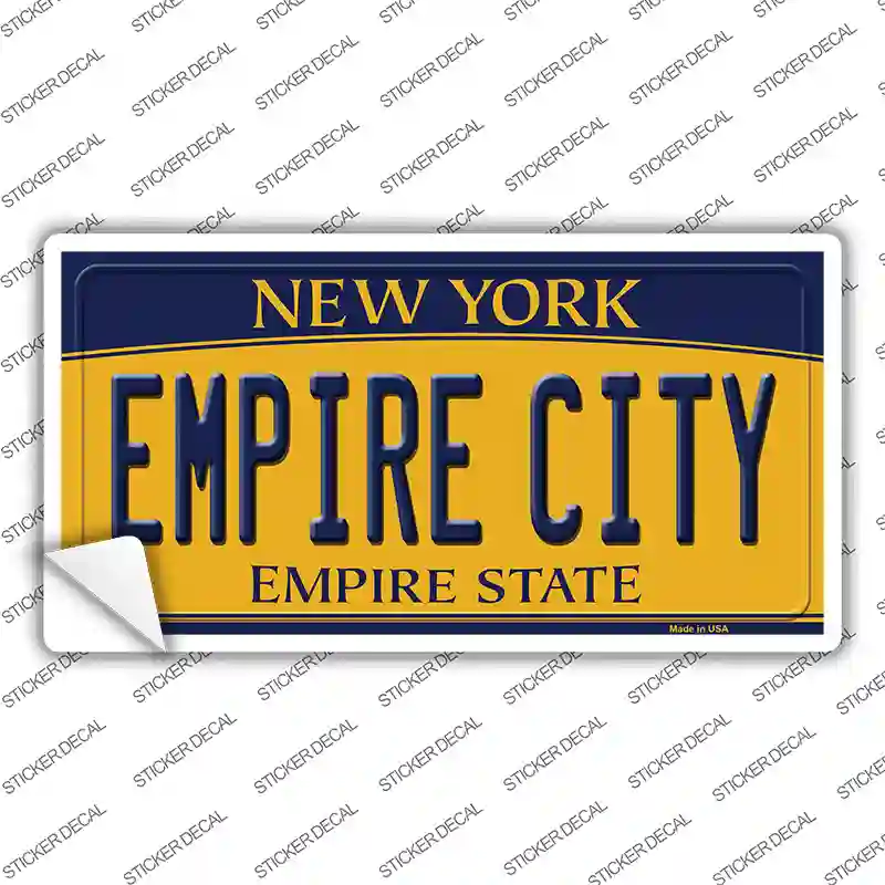 Empire City New York Novelty Sticker Decal Small