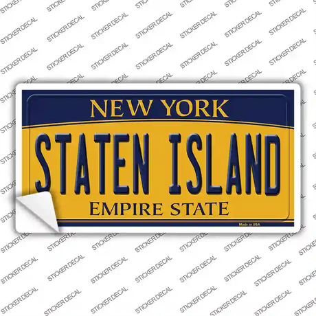 Staten Island New York Novelty Sticker Decal Small