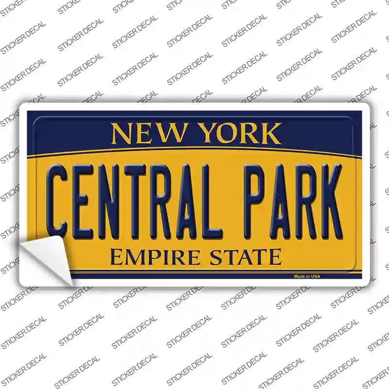 Central Park New York Novelty Sticker Decal Small