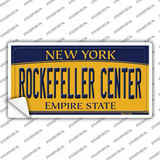 Rockefeller Center New York Novelty Sticker Decal Small