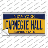 Carnegie Hall New York Novelty Sticker Decal Small