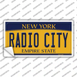 Radio City New York Novelty Sticker Decal Small