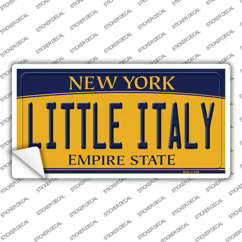 Little Italy New York Novelty Sticker Decal Small