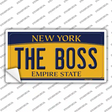 The Boss New York Novelty Sticker Decal Small