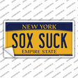 Sox Suck New York Novelty Sticker Decal Small