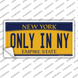 Only in NY New York Novelty Sticker Decal Small