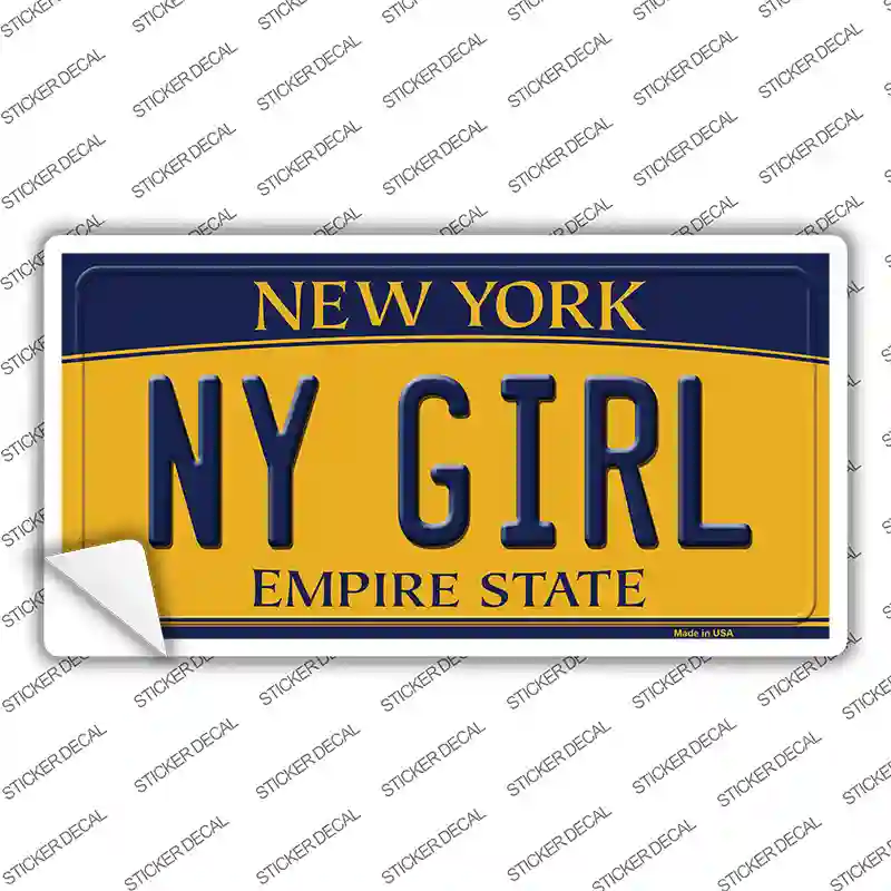 NY Girl New York Novelty Sticker Decal Small