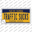 Traffic Sucks New York Novelty Sticker Decal Small