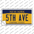 5th Ave New York Novelty Sticker Decal Small