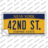 42nd St New York Novelty Sticker Decal Small