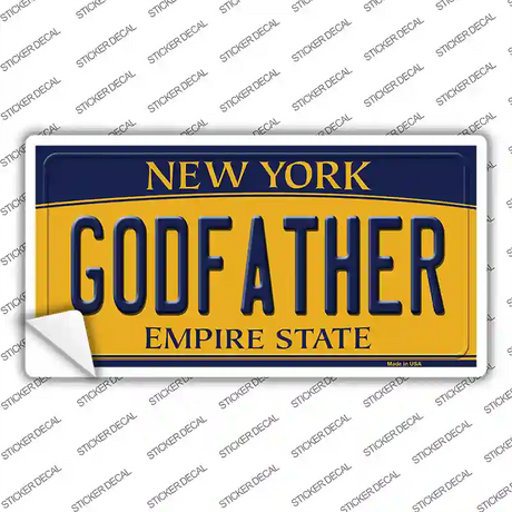 Godfather New York Novelty Sticker Decal Small