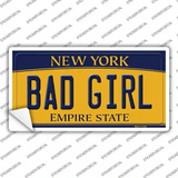 Bad Girl New York Novelty Sticker Decal Small