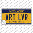 Art Lvr New York Novelty Sticker Decal Small