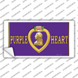 Purple Heart Novelty Sticker Decal Small