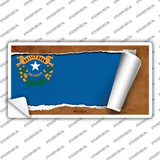 Nevada Flag Scroll Novelty Sticker Decal Small