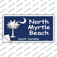 North Myrtle Beach Flag Novelty Sticker Decal Small