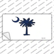 South Carolina State Flag Novelty Sticker Decal Small