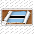 Botswana Flag Scroll Novelty Sticker Decal