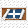 Eureka Flag Scroll Novelty Sticker Decal