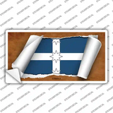 Eureka Flag Scroll Novelty Sticker Decal