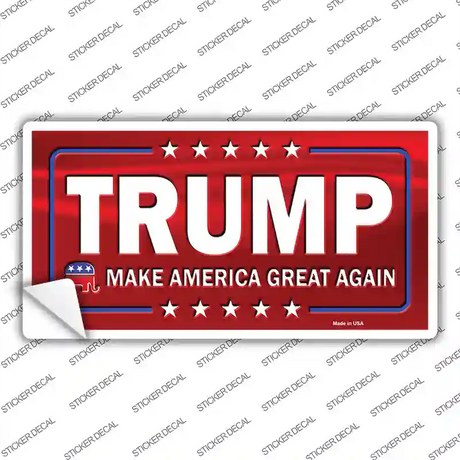 Trump MAGA Novelty Sticker Decal Small