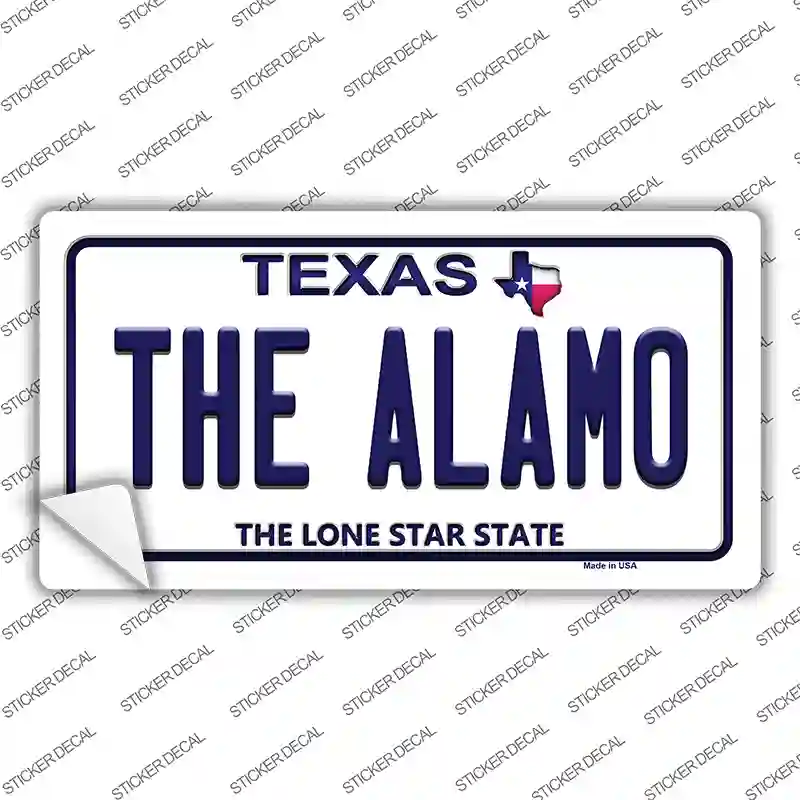 Alamo Texas Novelty Sticker Decal Small