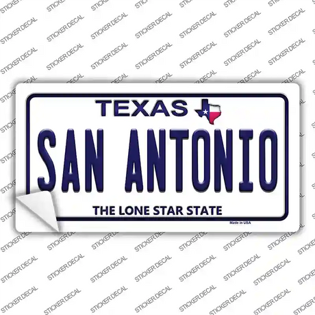 San Antonio Texas Novelty Sticker Decal Small