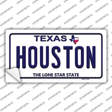 Houston Texas Novelty Sticker Decal Small